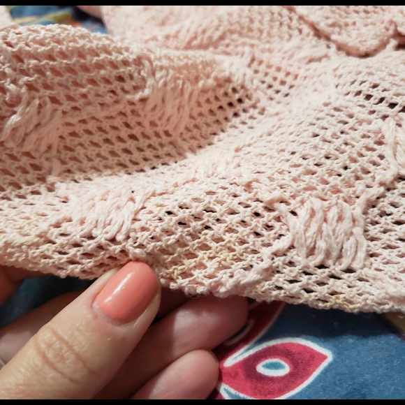 Vintage 70s pink crochet dress - Picture 6 of 8